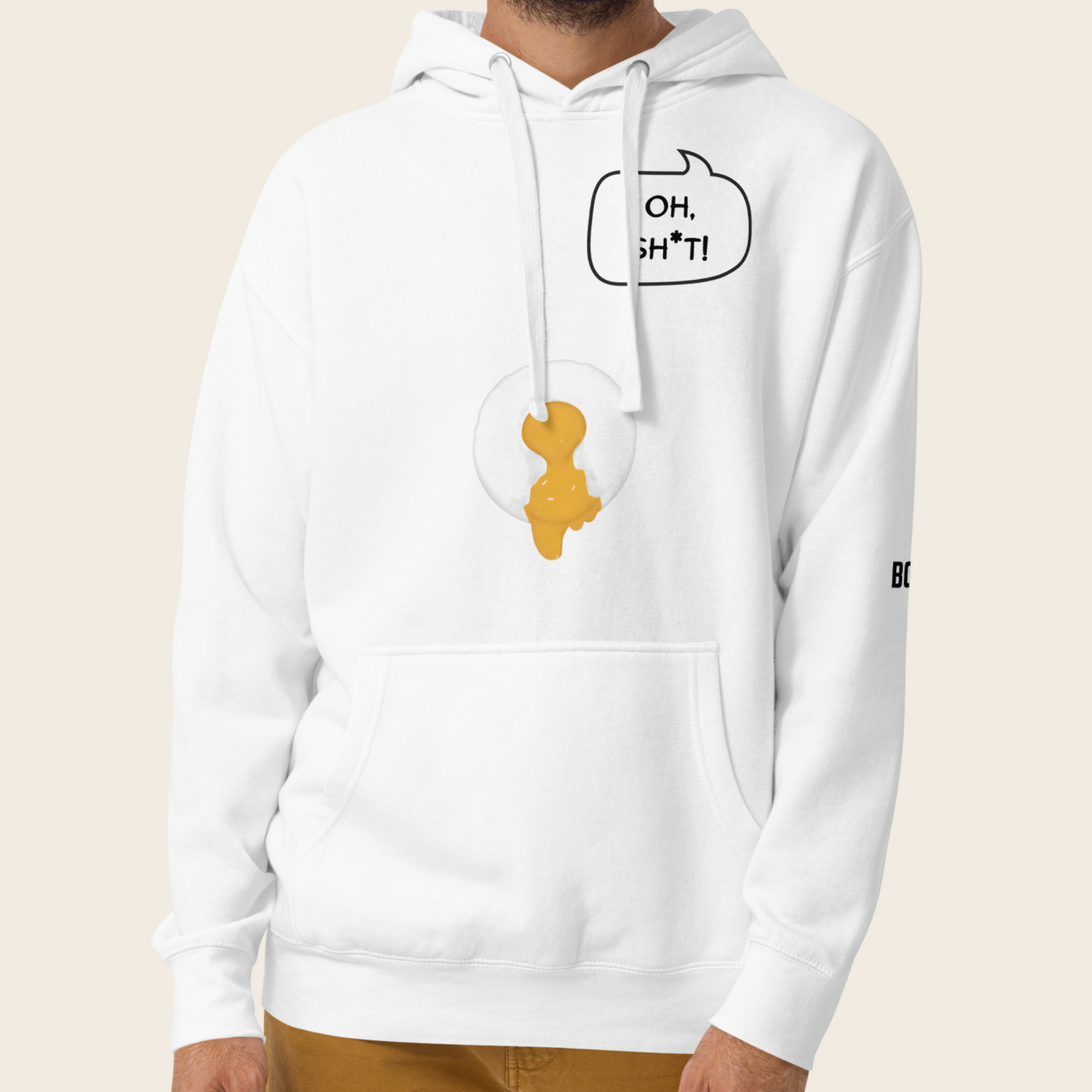 Unisex Hoodie: Oh, Sh*t! The Spilled Yolk