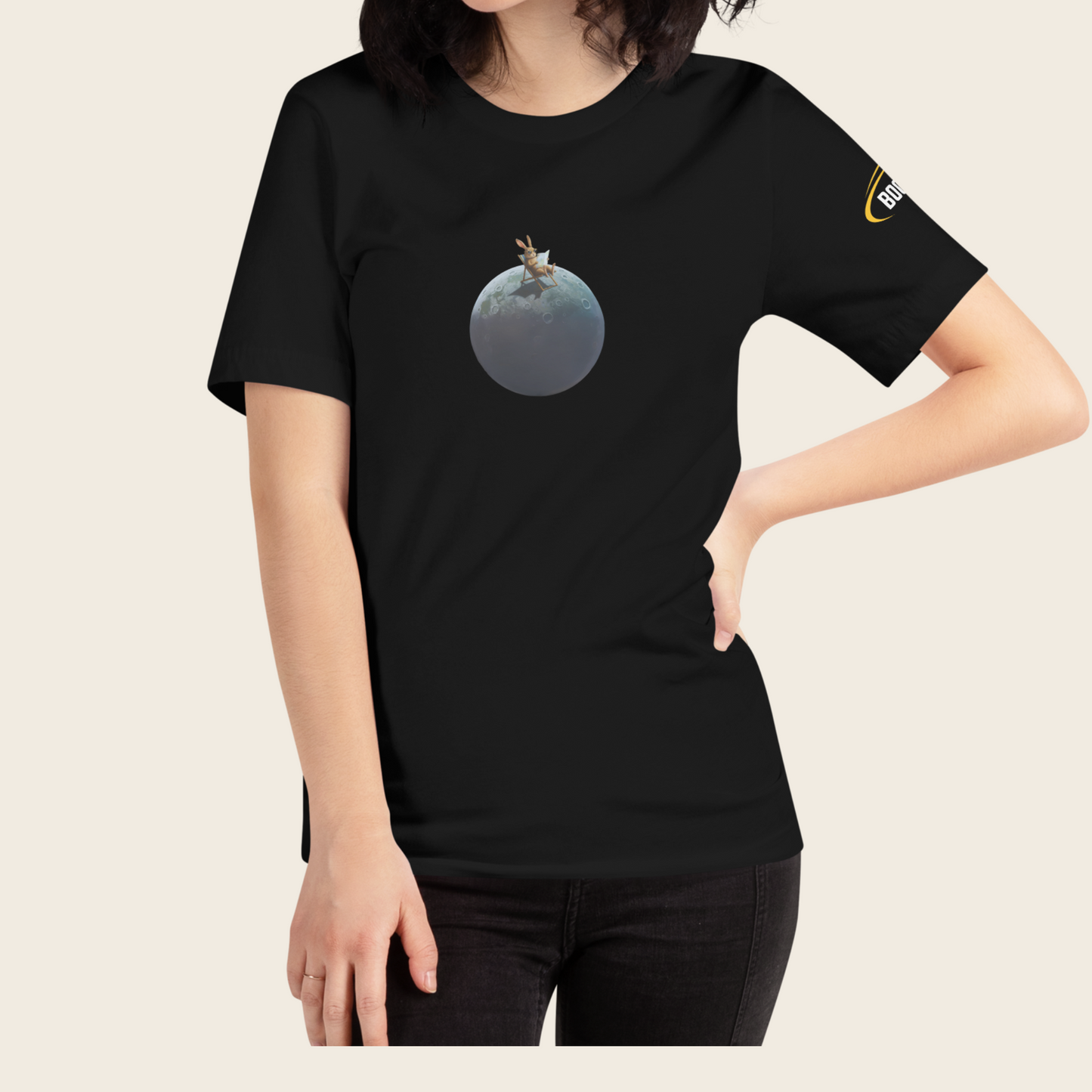 Unisex T-Shirt: The Bunny on the Moon