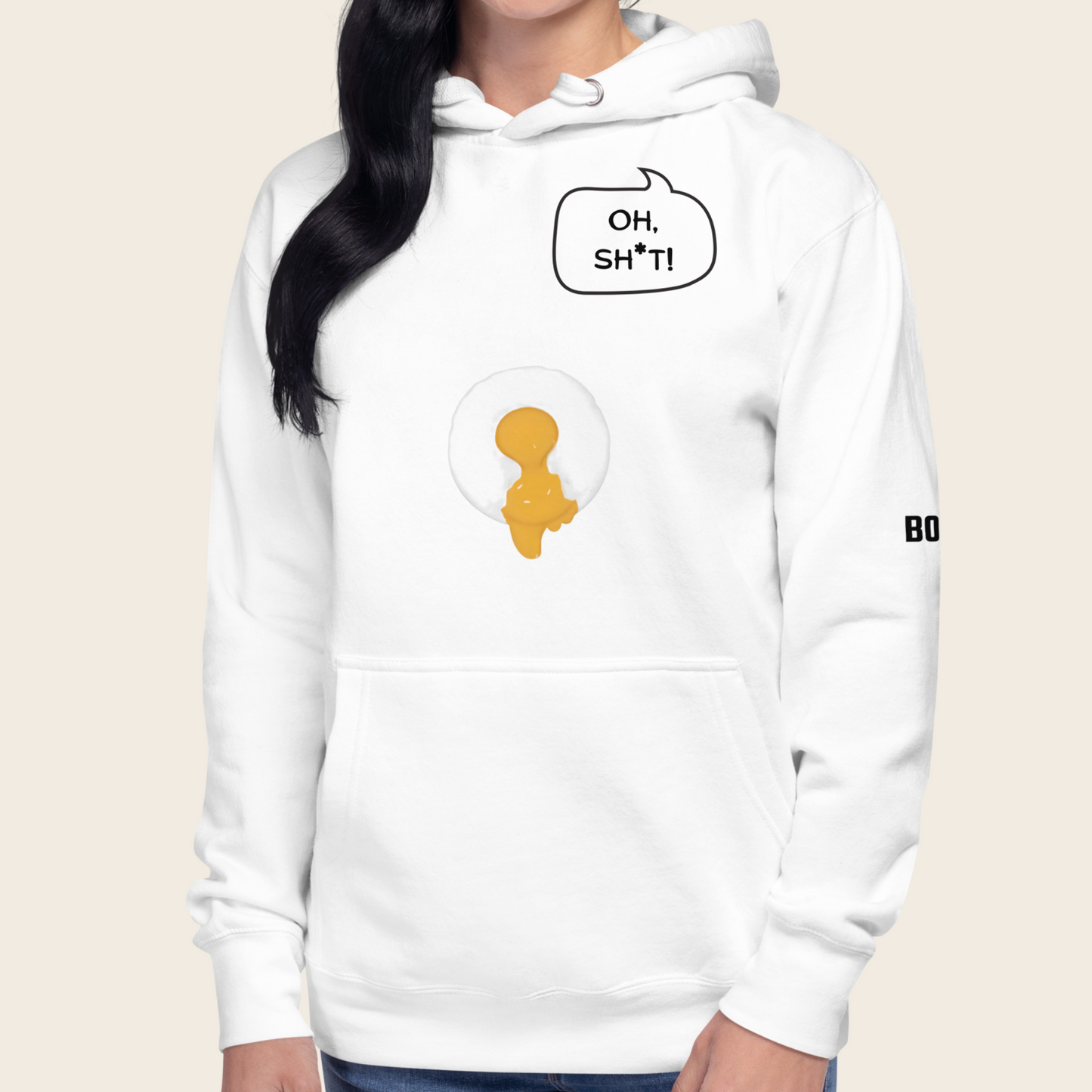 Unisex Hoodie: Oh, Sh*t! The Spilled Yolk