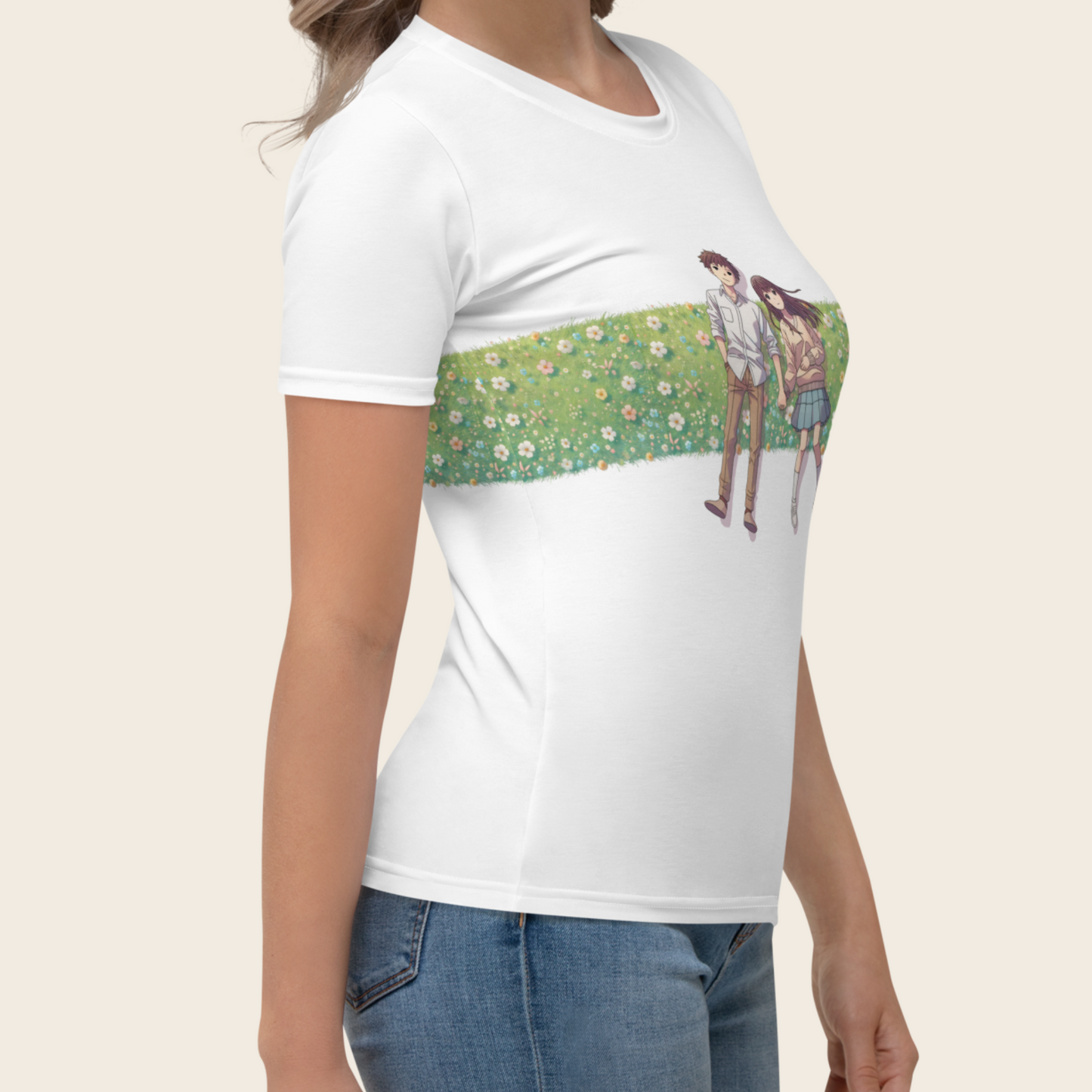 Women's T-Shirt: Romantic Daydream in Bloom