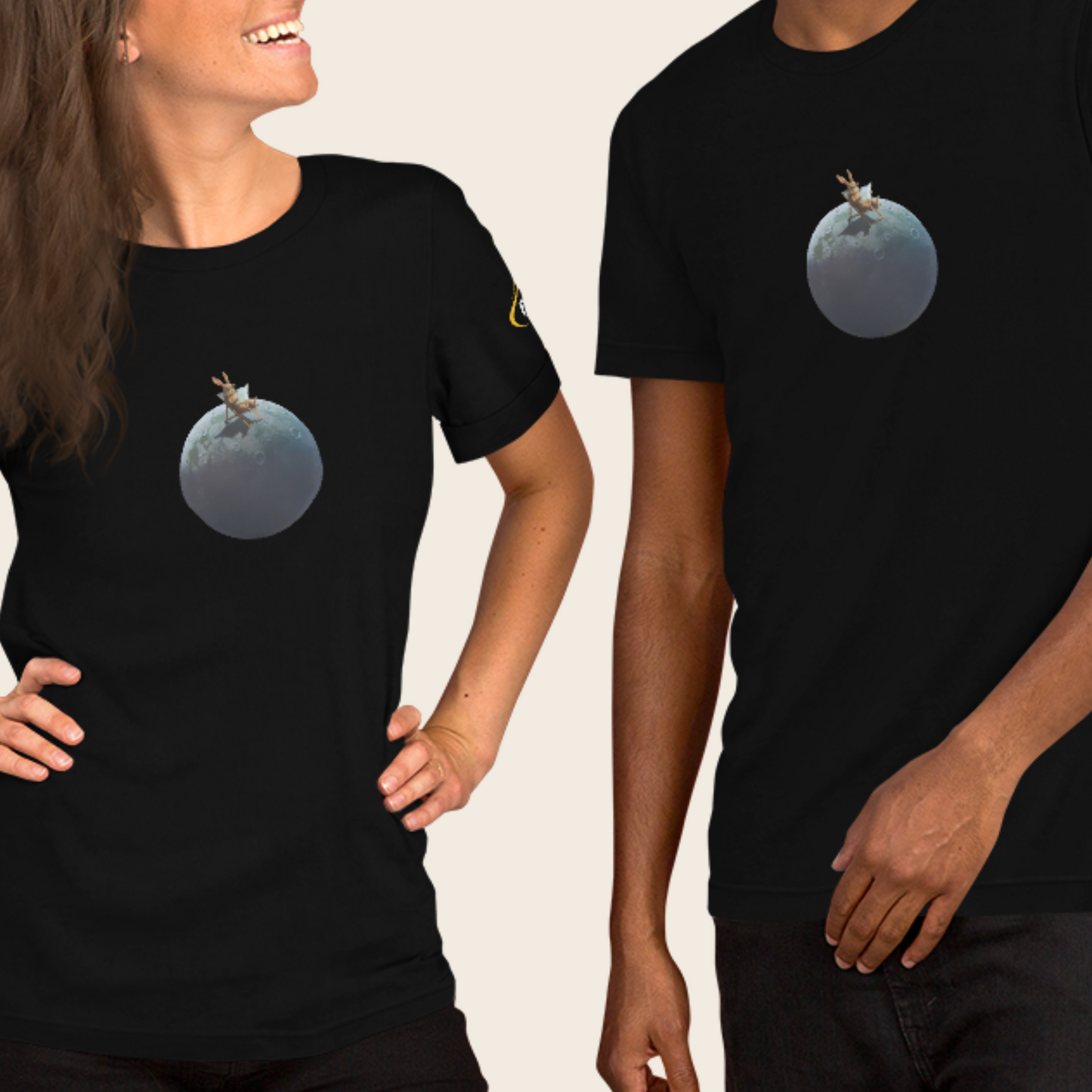 Unisex T-Shirt: The Bunny on the Moon